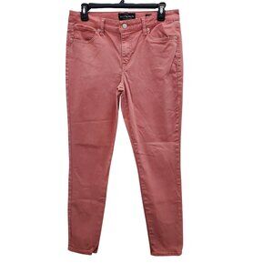 Lucky Brand Ava Legging Salmon Stretch Colored Denim Skinny Ankle Jeans Sz 10/30